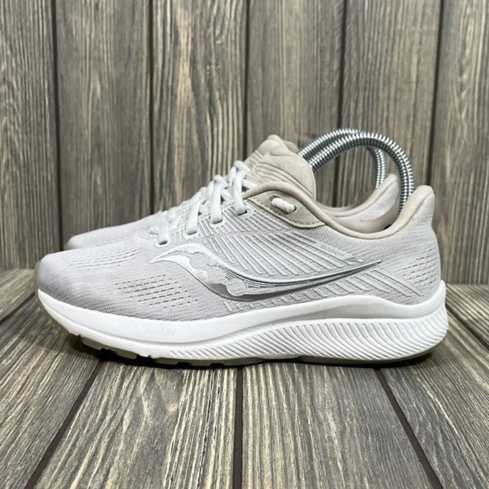 Saucony Guide 14 PWR Run Women Sneakers Running Jogging Shoes Sz 6.5‎ Gray